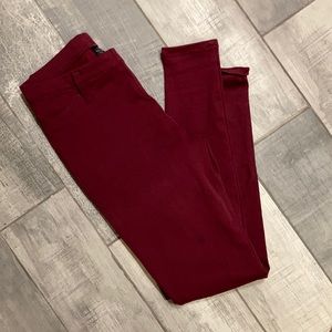 Faded Glory Maroon Jegging